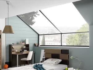 wall ceviz genç odası takımı – detay görünüm