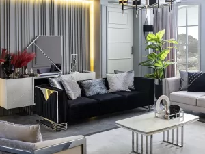 bella gümüş koltuk takımı – detay görünüm